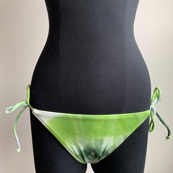 Billabong BLUE CRUSH era Vintage bikini tie dye reversible triangle low rise - Picture 4 of 7